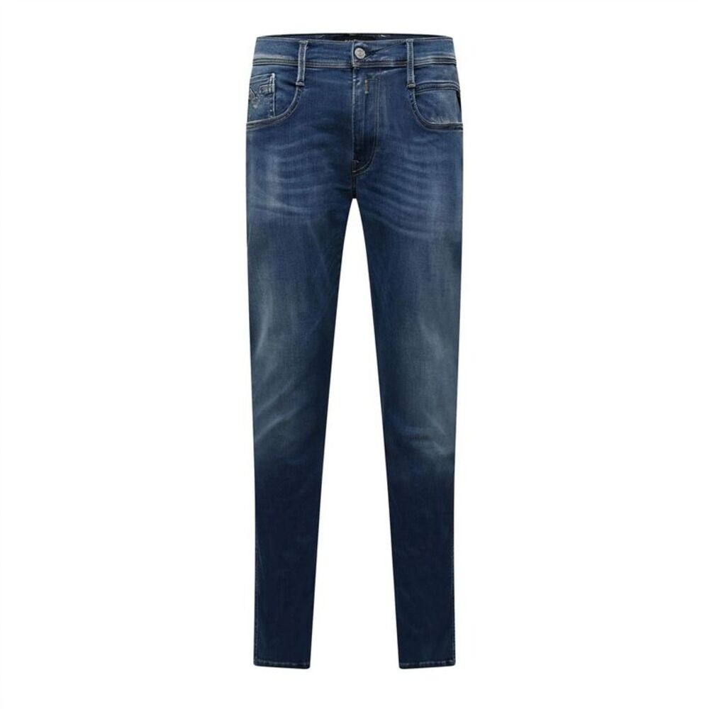 Replay Mens Anbass Denim Slim Jeans / Blue